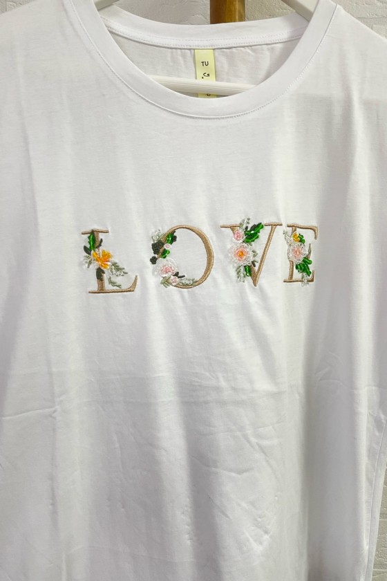 Camiseta algodón love