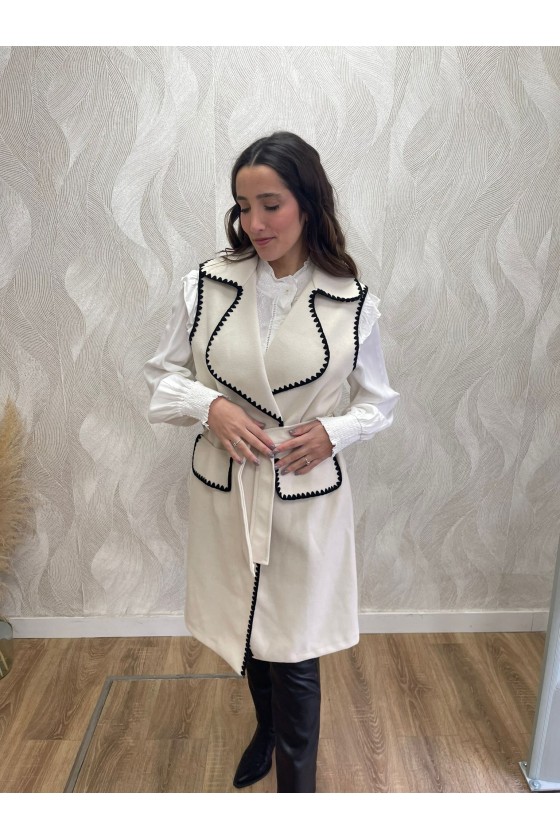 Traje Chaqueta Sin Mangas - L12 BOUTIQUE