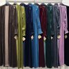 Kaftan terciopelo manga larga colores - Imagen 6