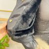 Chaqueta pelo desmontable deluxe negro - Imagen 6