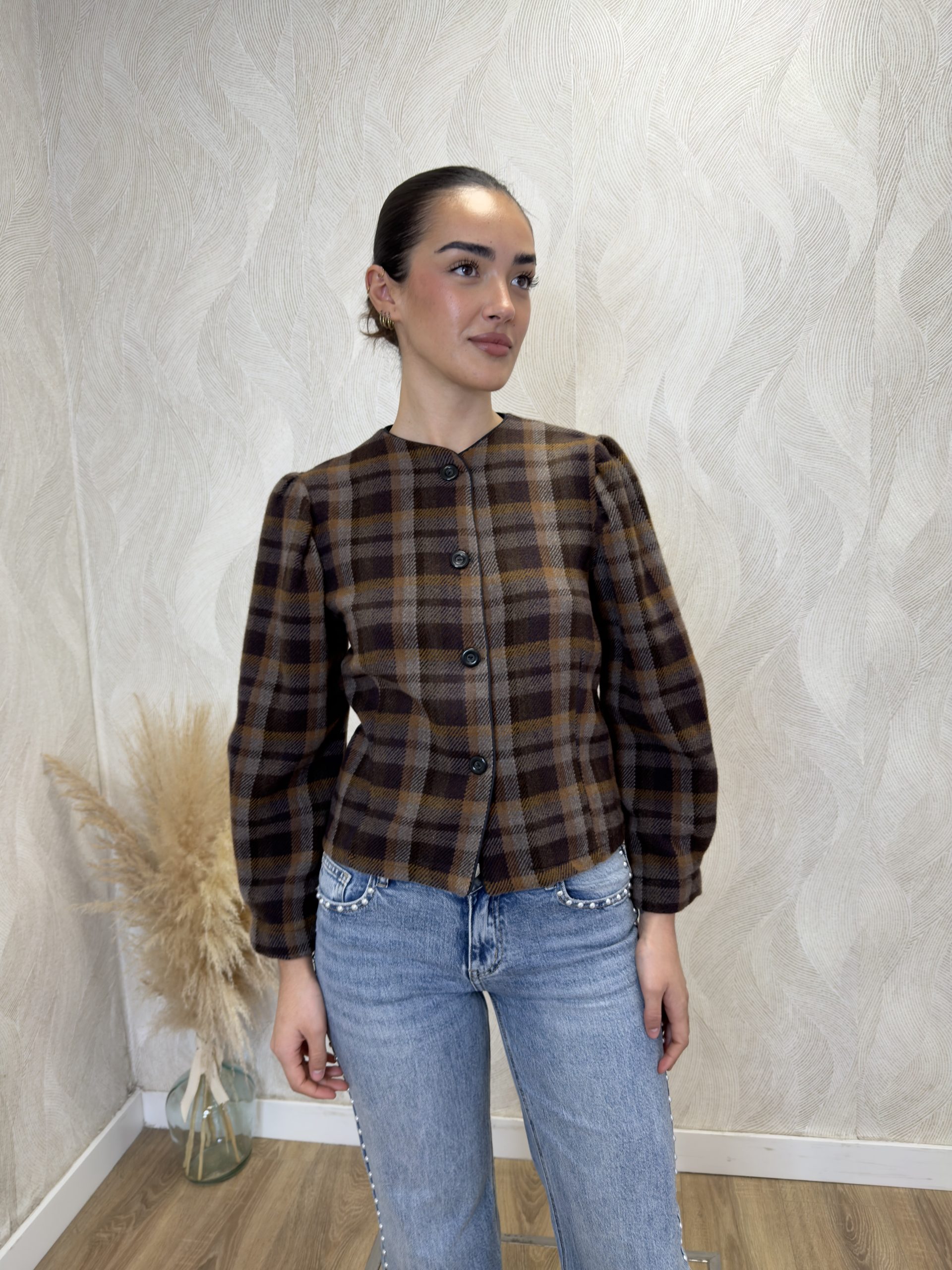 Chaqueta Matilde cuadros - Imagen 3