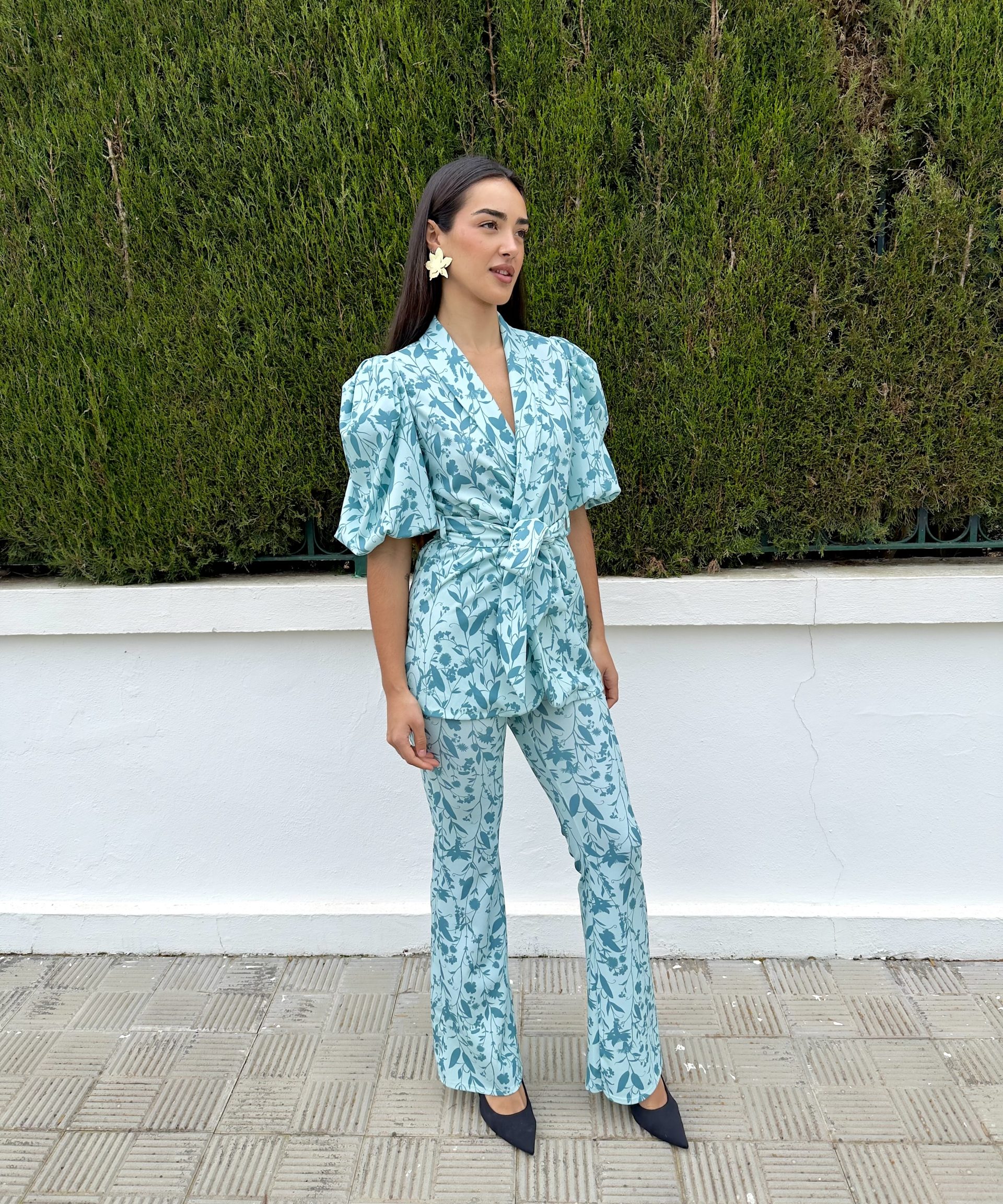 Alternative view of Conjunto traje Spring turquesa