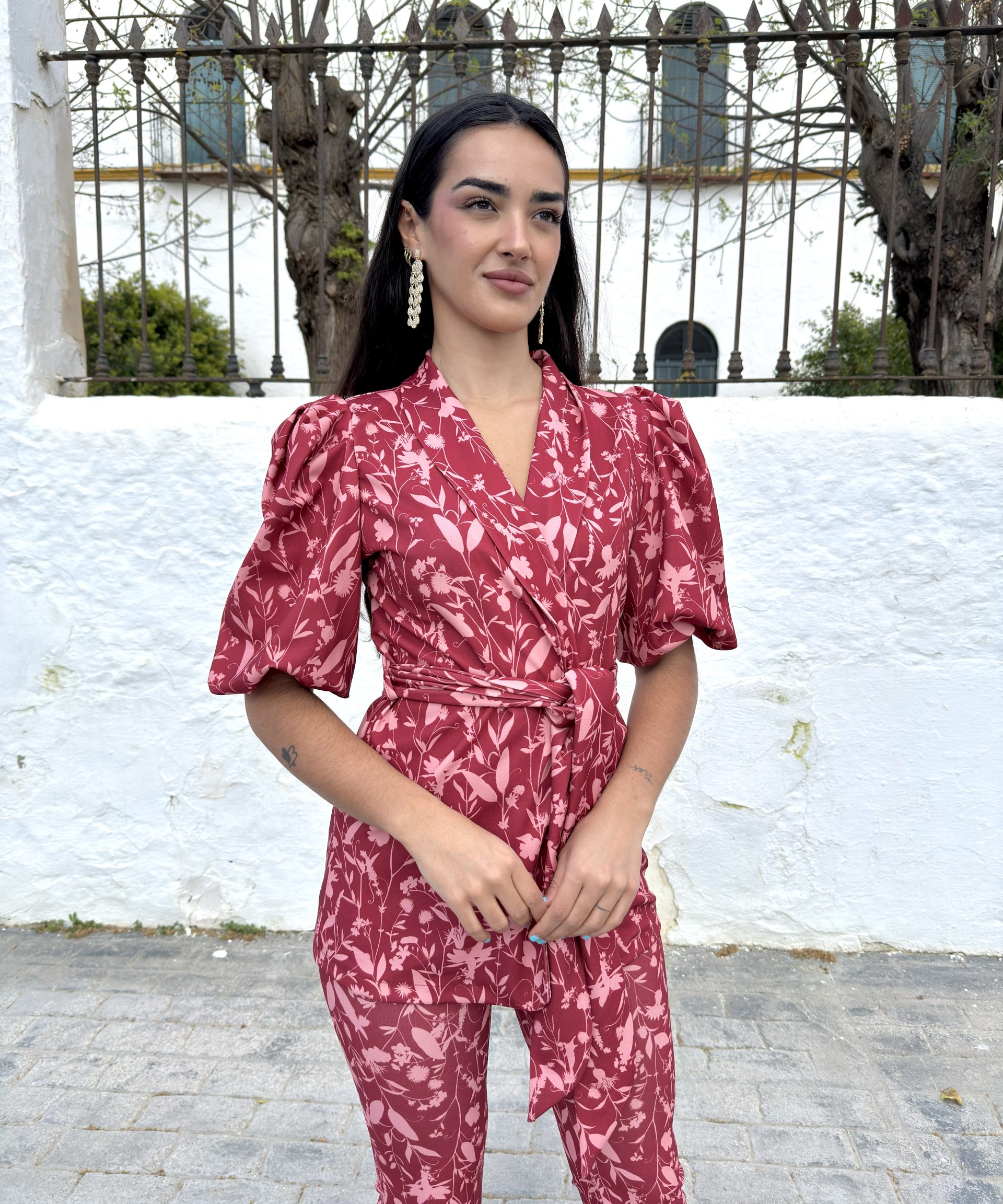 Alternative view of Conjunto traje Spring estampado