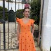 Vestido bata flamenca vuelo lunares - Imagen 3