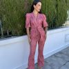 Conjunto traje Spring estampado teja