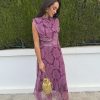 Conjunto tul estampado buganvilla - Imagen 4