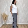 Pantalón vaquero estrellas gris - Imagen 3