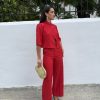 Conjunto traje blazer rojo - Imagen 4