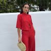 Conjunto traje blazer rojo - Imagen 5