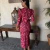 Conjunto Roma estampado rojo - Imagen 5