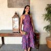 Vestido volantes estampado flores - Imagen 3
