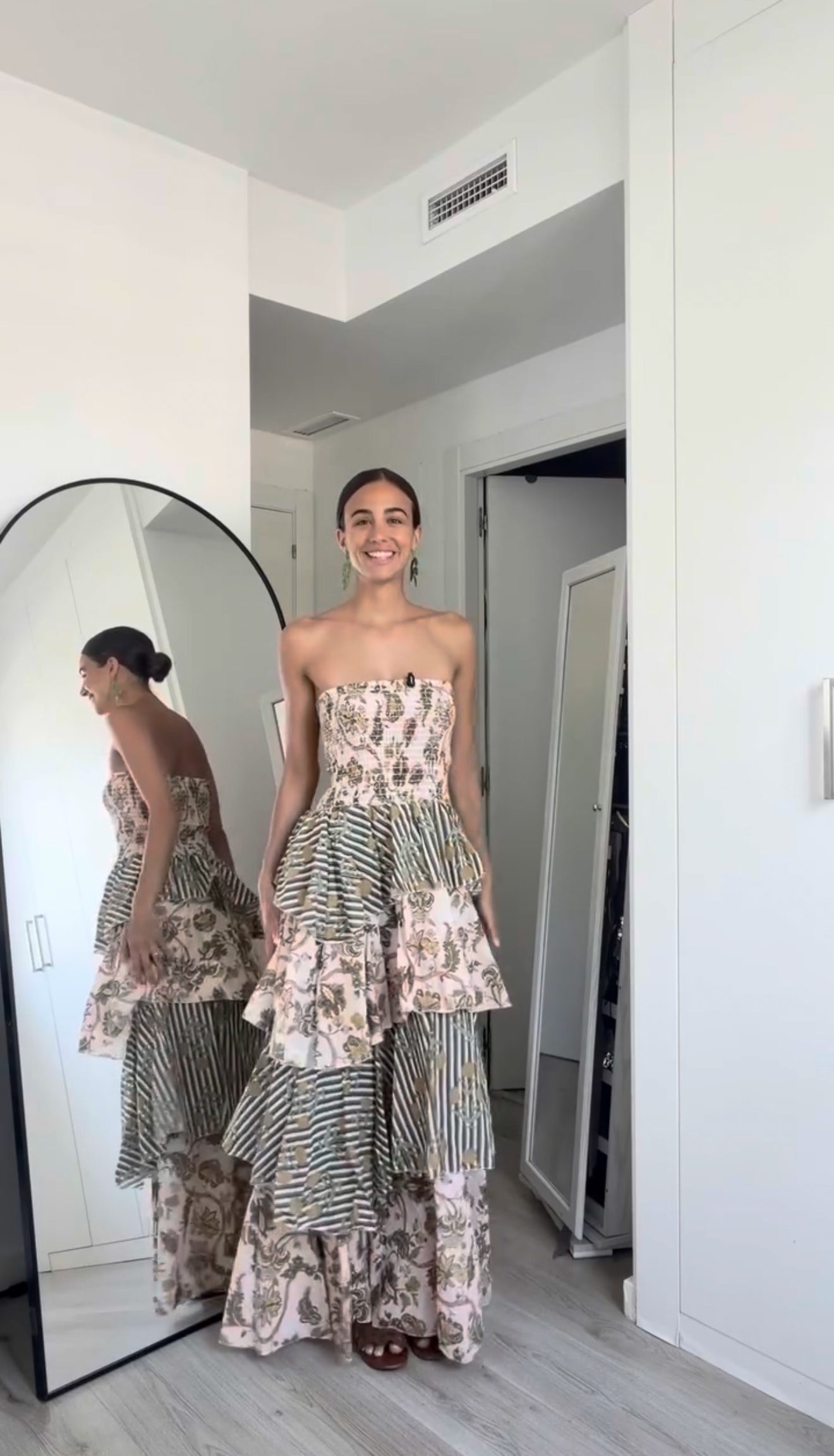 Vestido Claudine estampado
