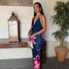 Vestido Hawai azul marino - Imagen 3