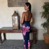 Vestido Hawai azul marino - Imagen 4