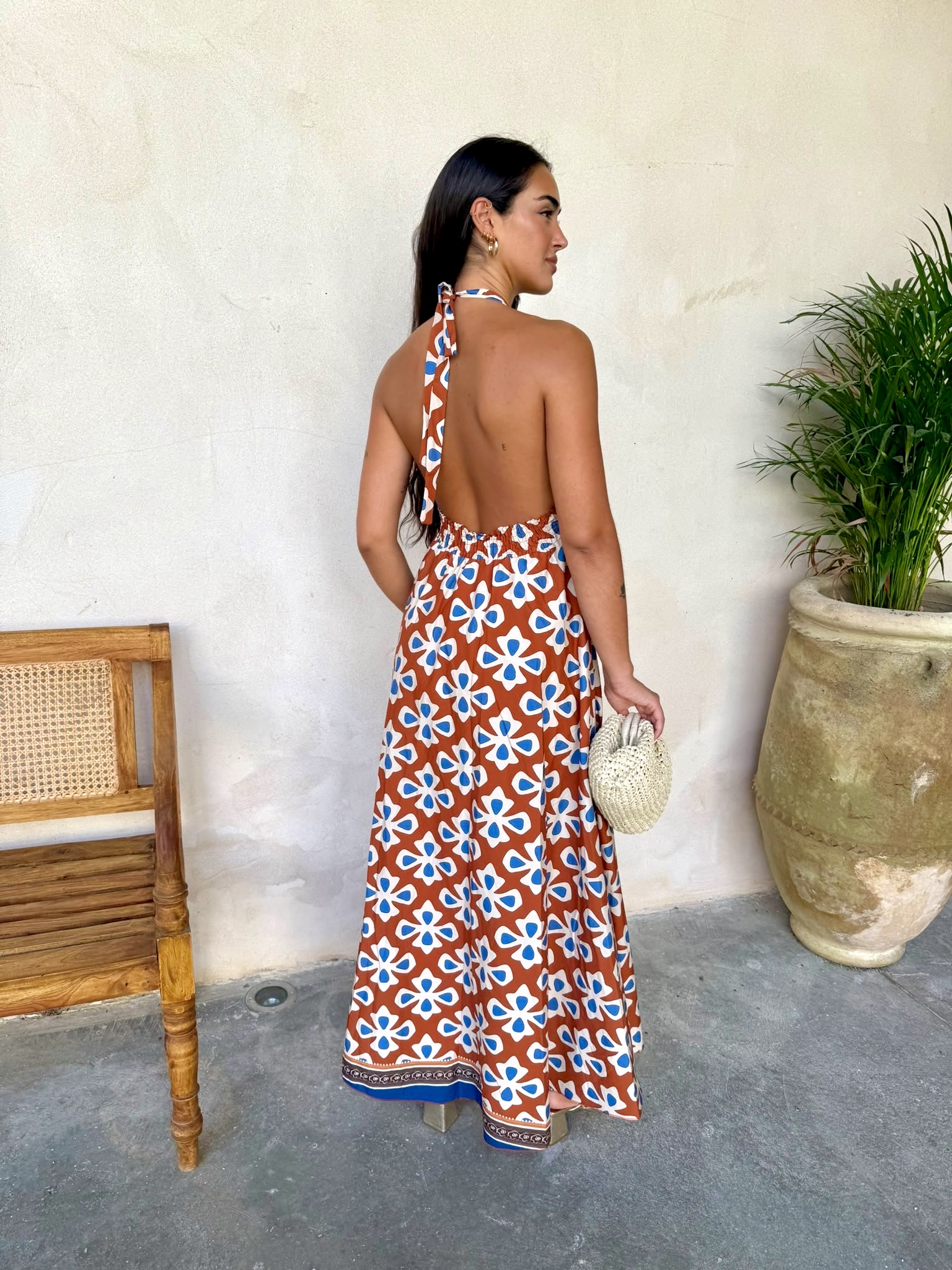Vestido Cancún teja - Imagen 6