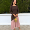 Vestido Azahara rosa bebé - Imagen 4
