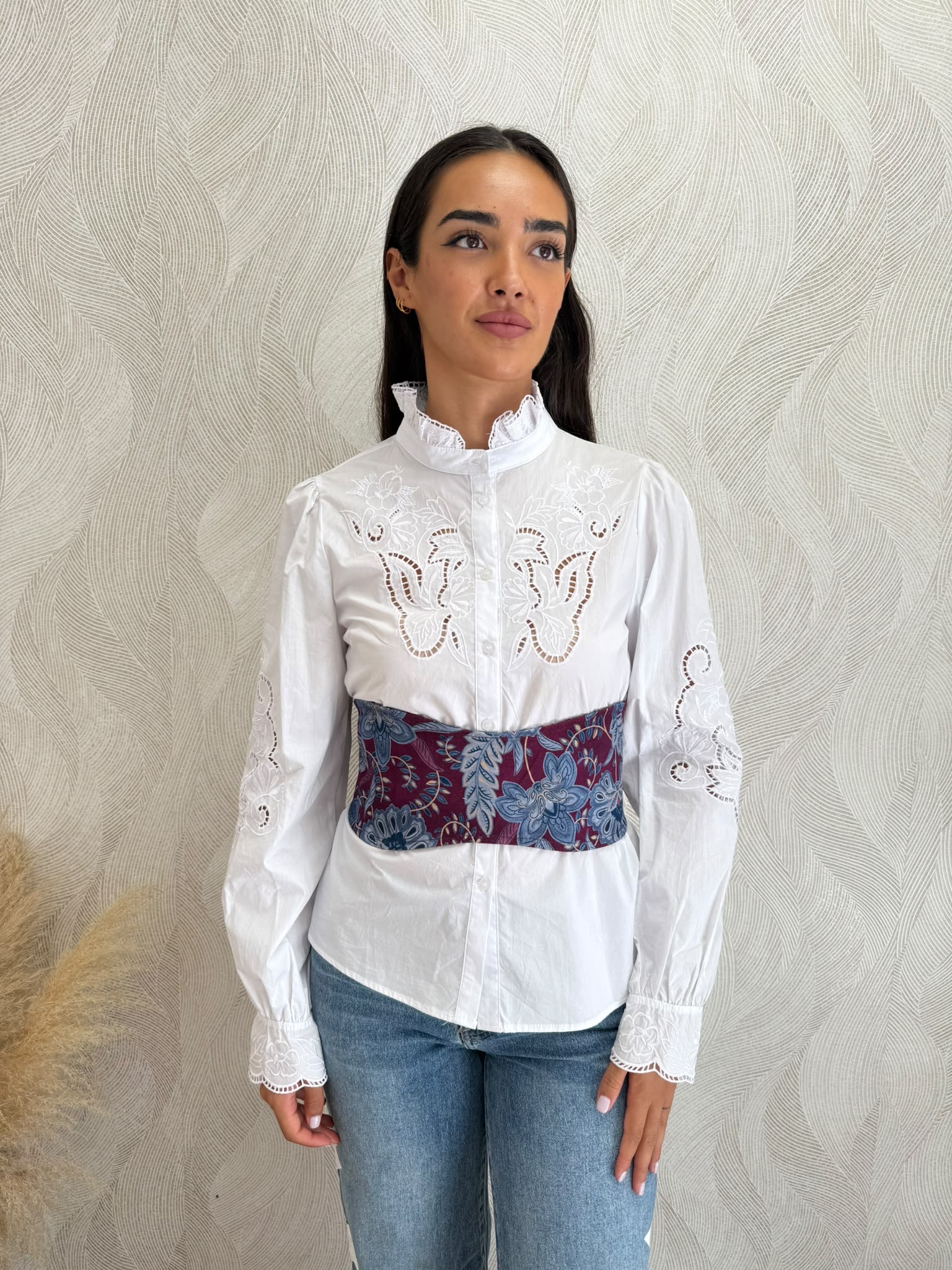 Alternative view of Fajín cinturón estampado 6