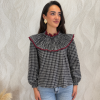 Camisa Simoneta vichy negro - Imagen 3