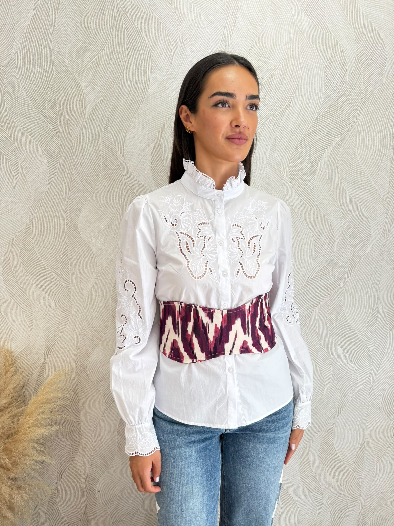 FajÃn cinturón estampado 7