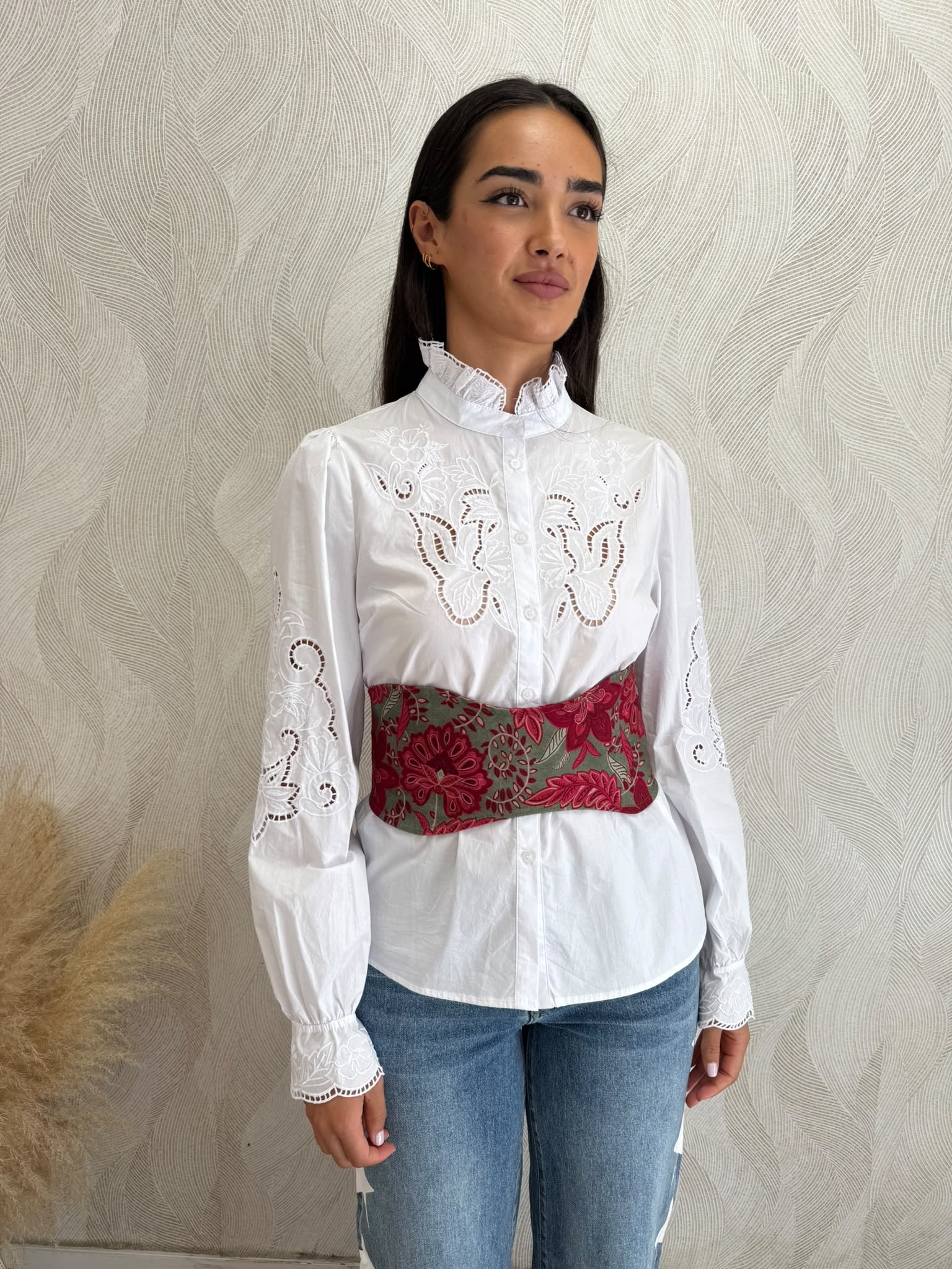 FajÃn cinturón estampado 12