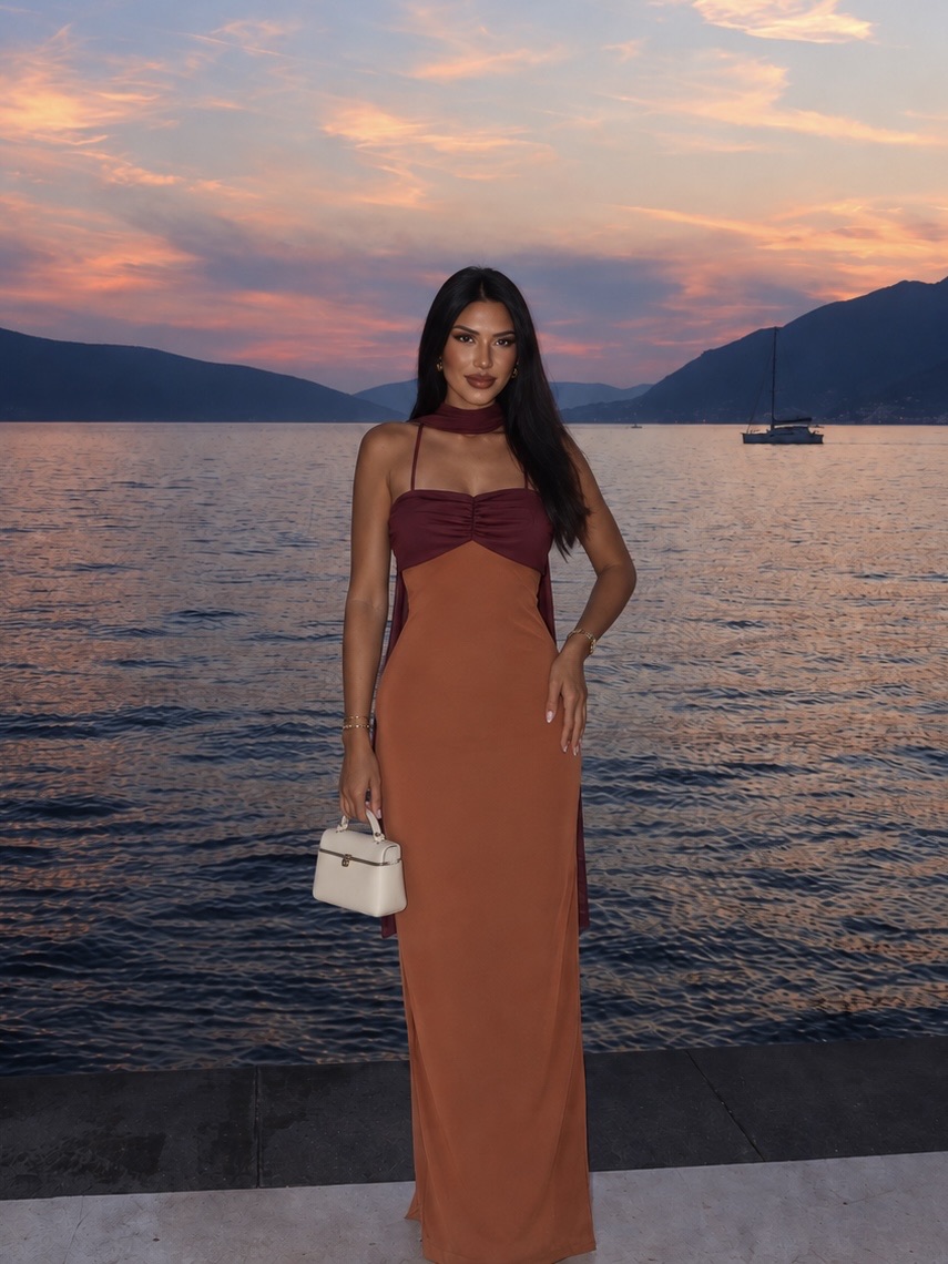 Vestido Macerata teja - Imagen 3