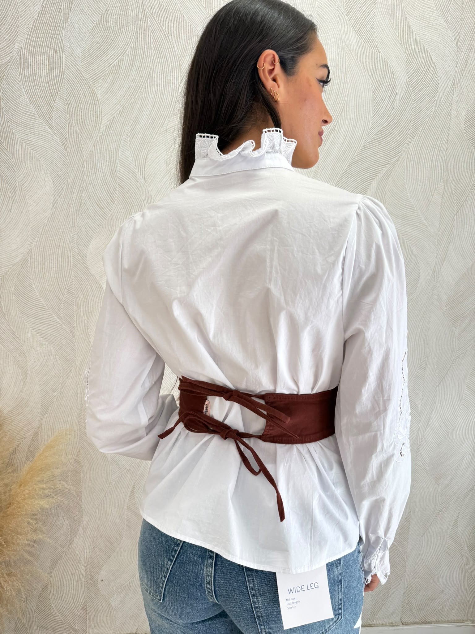 Fajín cinturón teja - Imagen 3