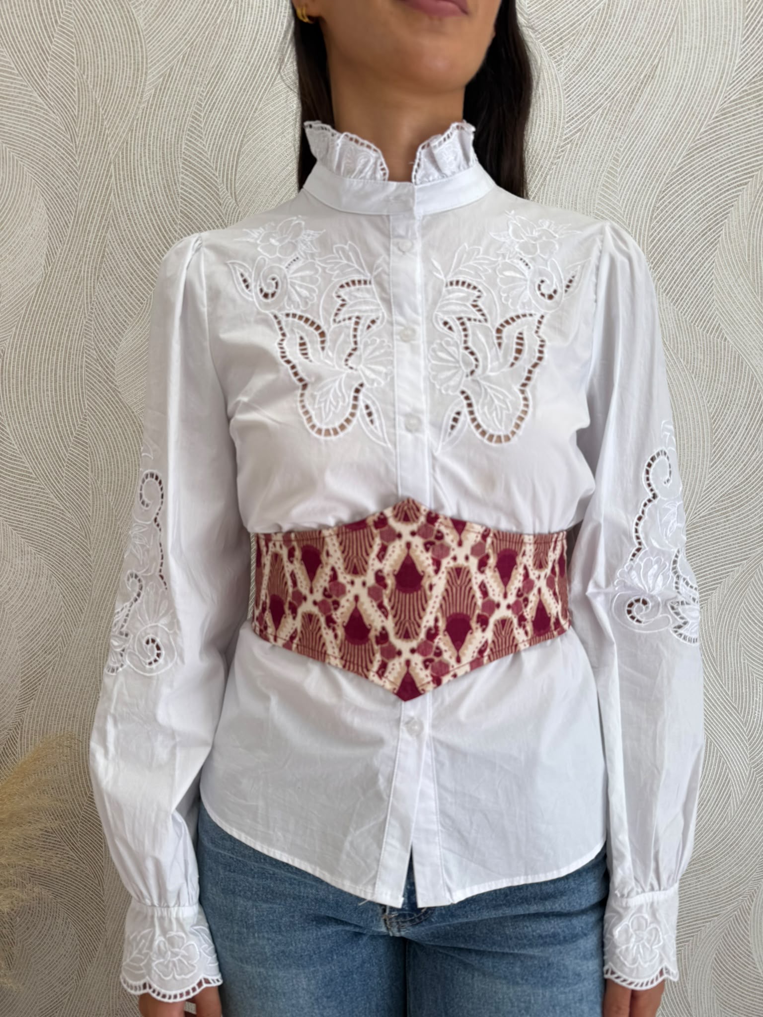 FajÃn cinturón estampado 9