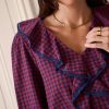 Camisa volantes cuadros vichy - Imagen 3