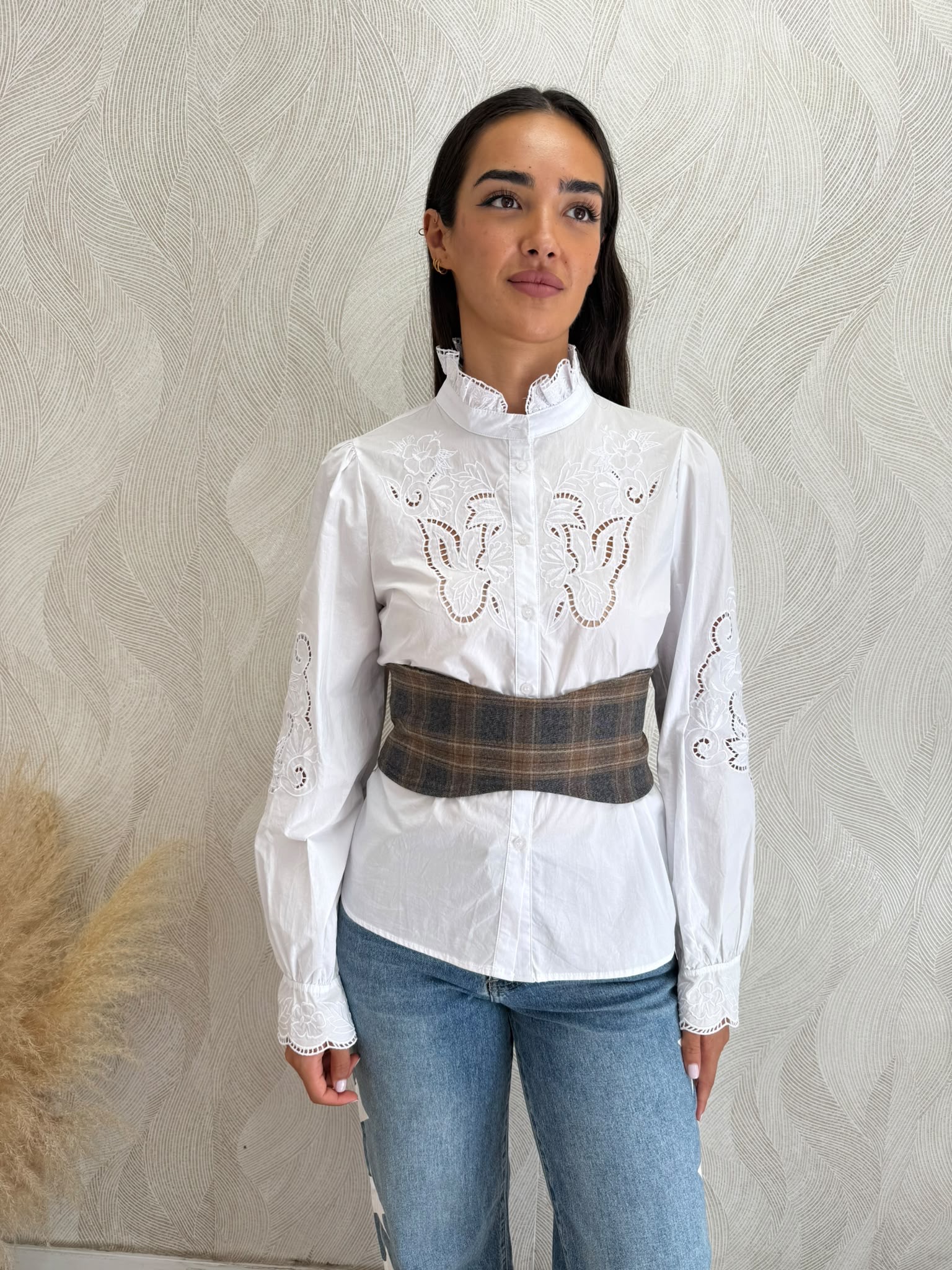Alternative view of Fajín cinturón estampado 3