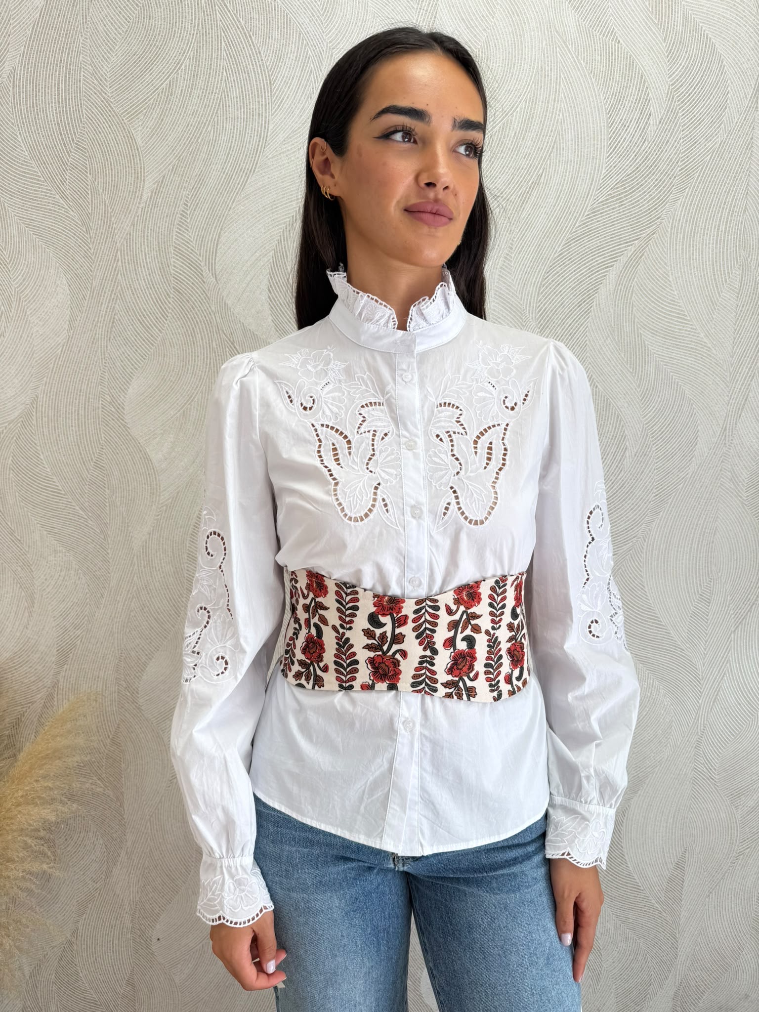 FajÃn cinturón estampado 15