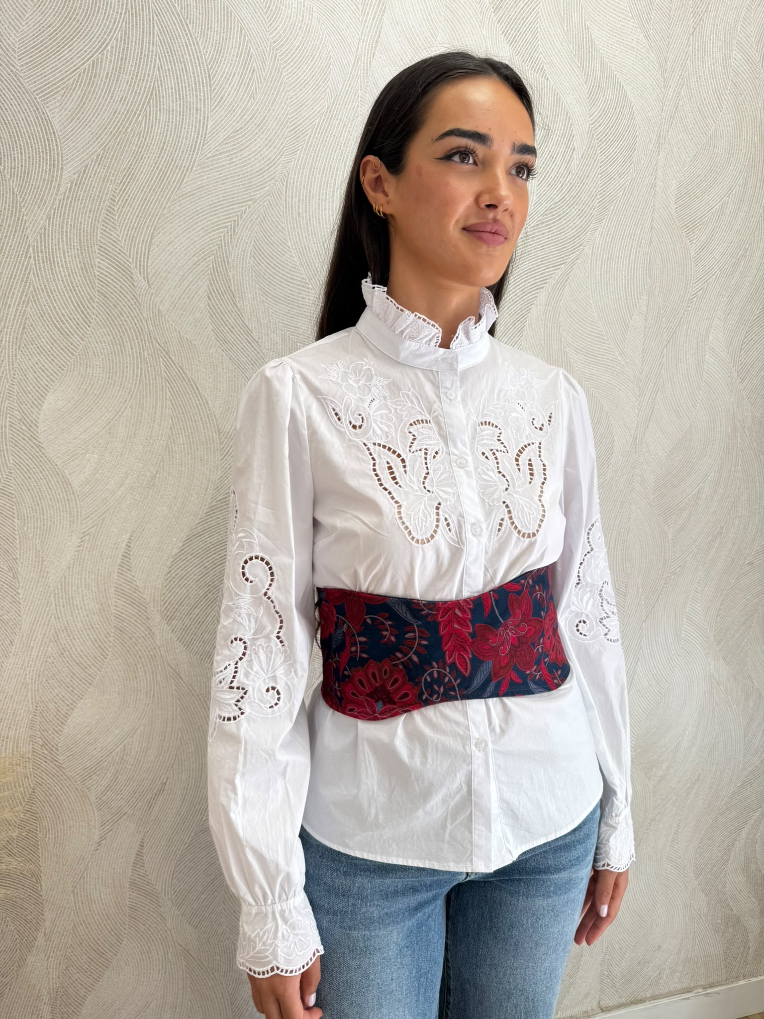 Alternative view of Fajín cinturón estampado 8
