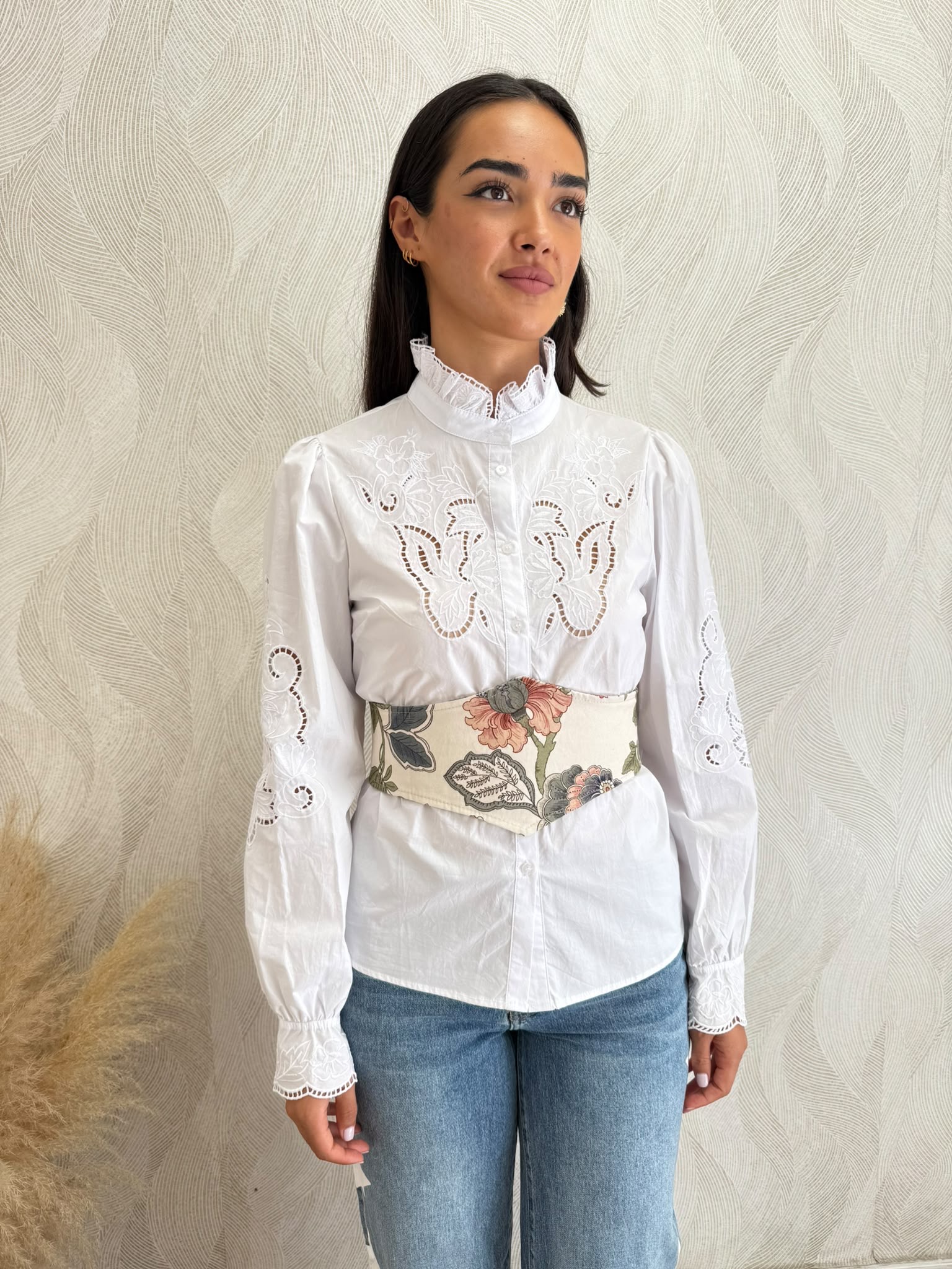 Alternative view of Fajín cinturón estampado 14