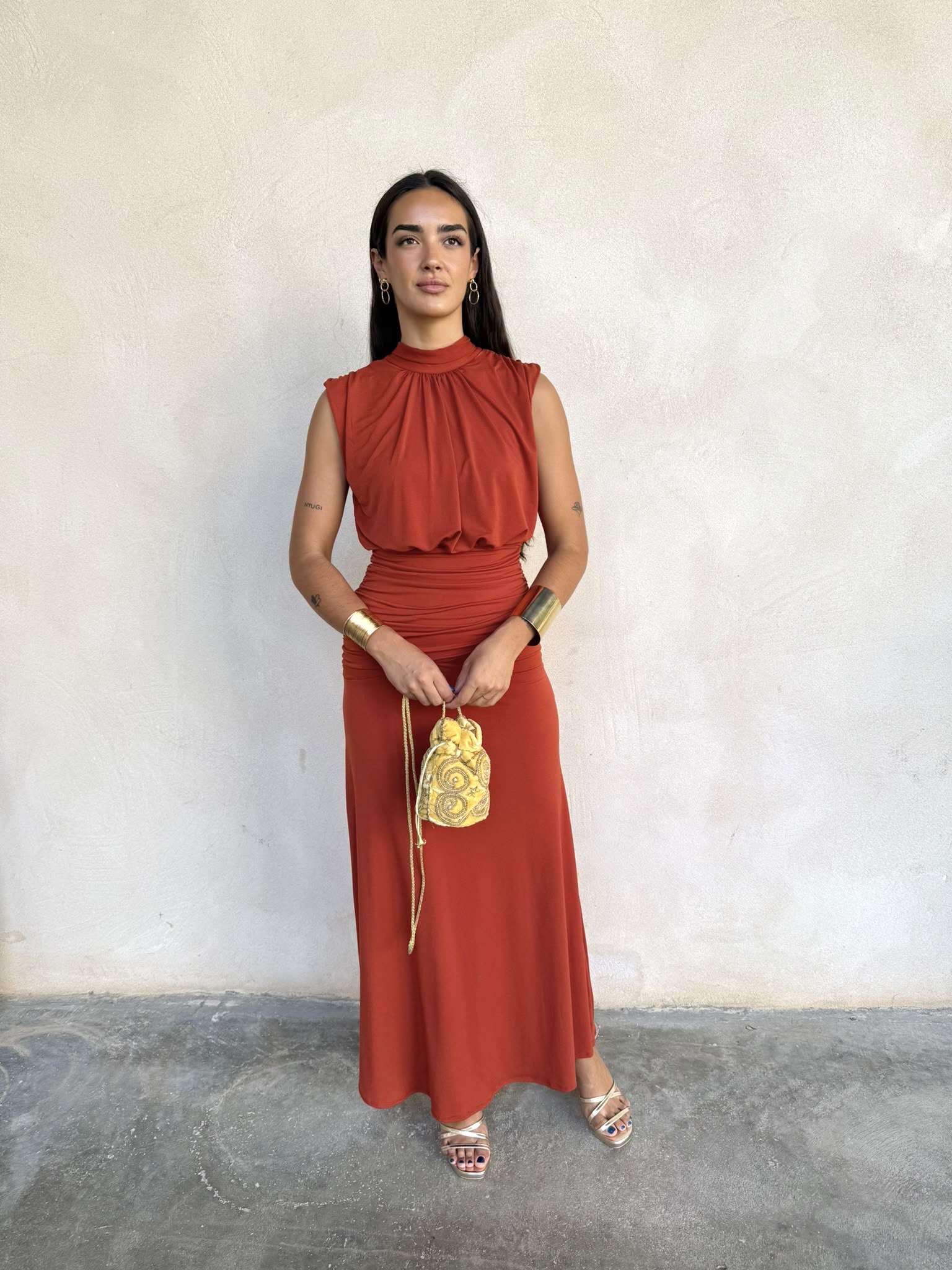 Vestido Positano teja - Imagen 3