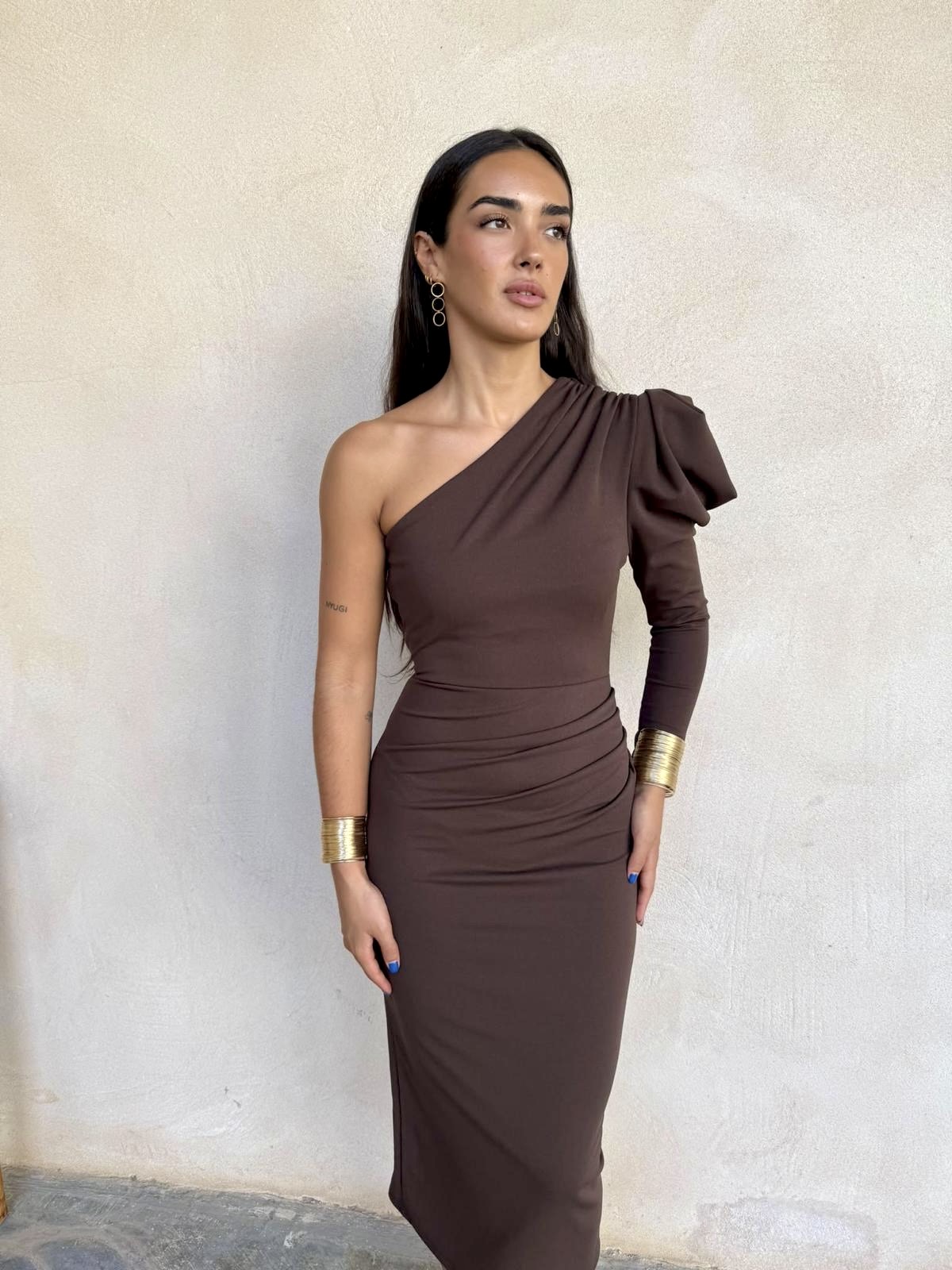 Vestido Gabriela marrón