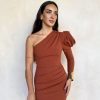 Vestido Gabriela teja - Imagen 4