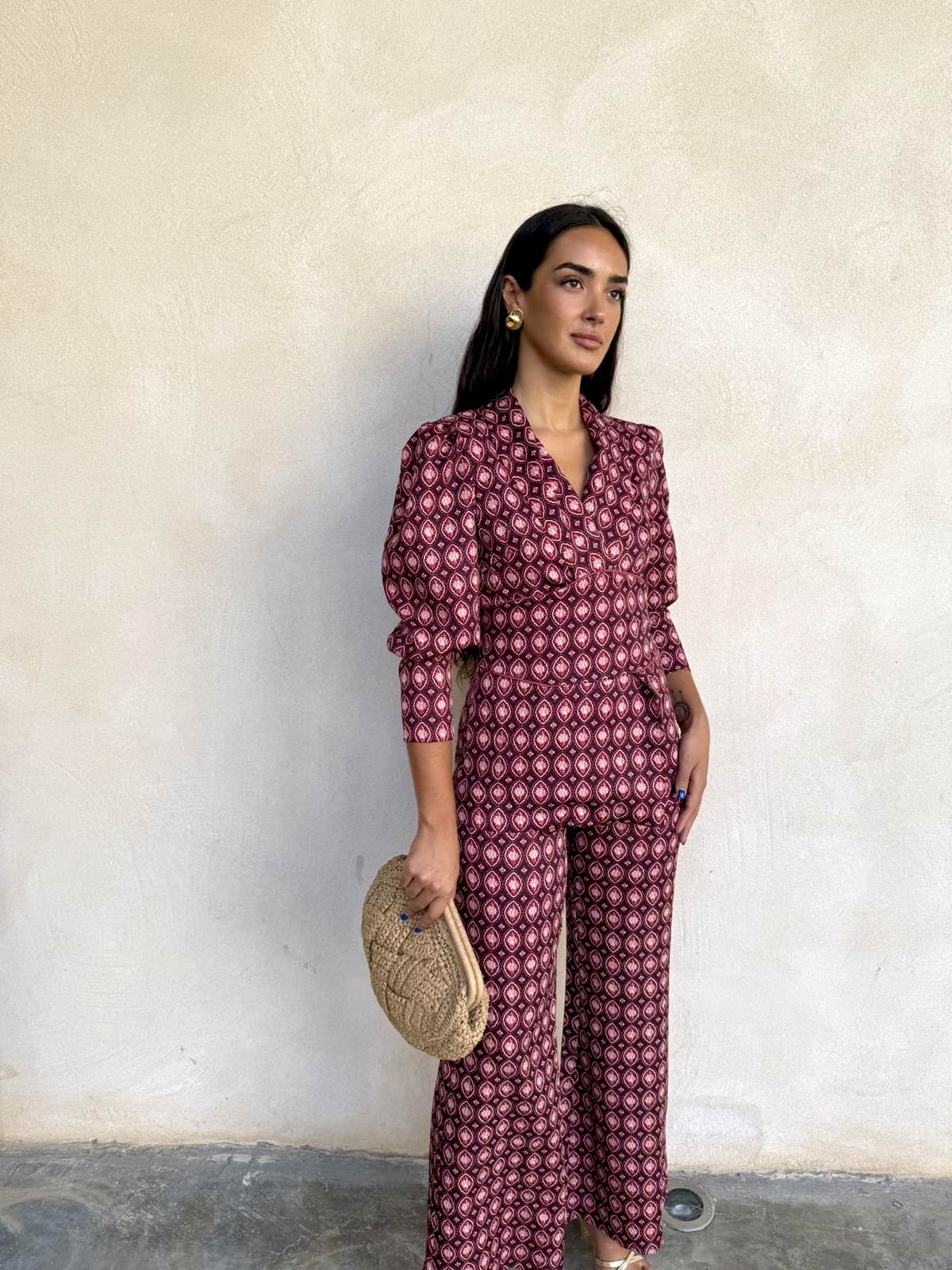 Conjunto traje estampado etnic - Imagen 3