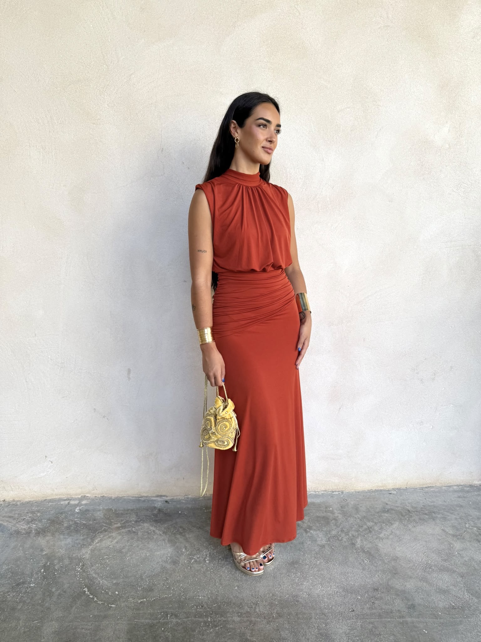 Vestido Positano teja - Imagen 6