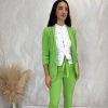 Conjunto traje chaqueta verde