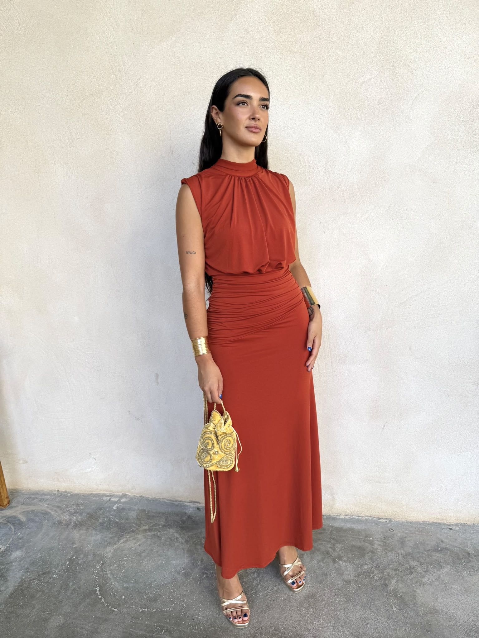 Vestido Positano teja - Imagen 4