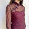Vestido Singapur burdeos - Imagen 6