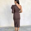 Vestido Gabriela marrón - Imagen 6
