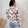 Camisa Genoveva burdeos - Imagen 5