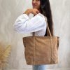 Bolso ante tachuelas personalizable camel - Imagen 2