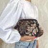 Bolso clutch lentejuelas joya - Imagen 3