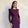 Vestido Nápoles burgundy - Imagen 2