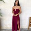 Vestido Gianna burdeos - Imagen 2
