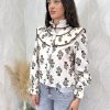Camisa Genoveva beige - Imagen 4