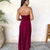 Vestido Gianna burdeos - Imagen 5