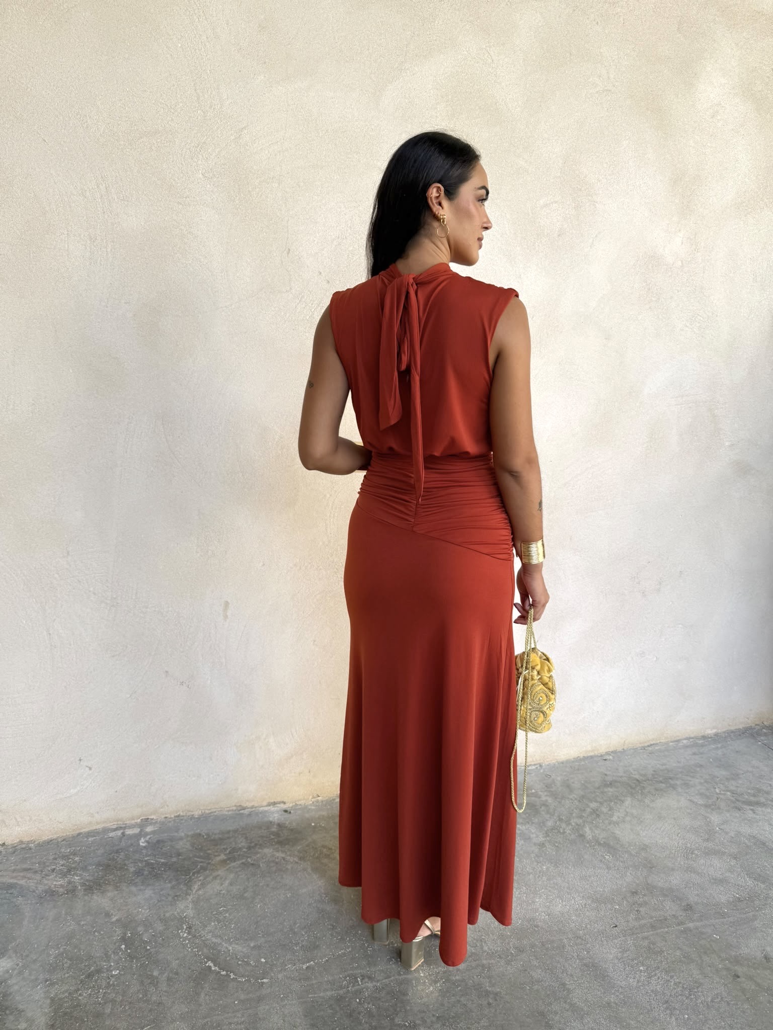 Vestido Positano teja - Imagen 5