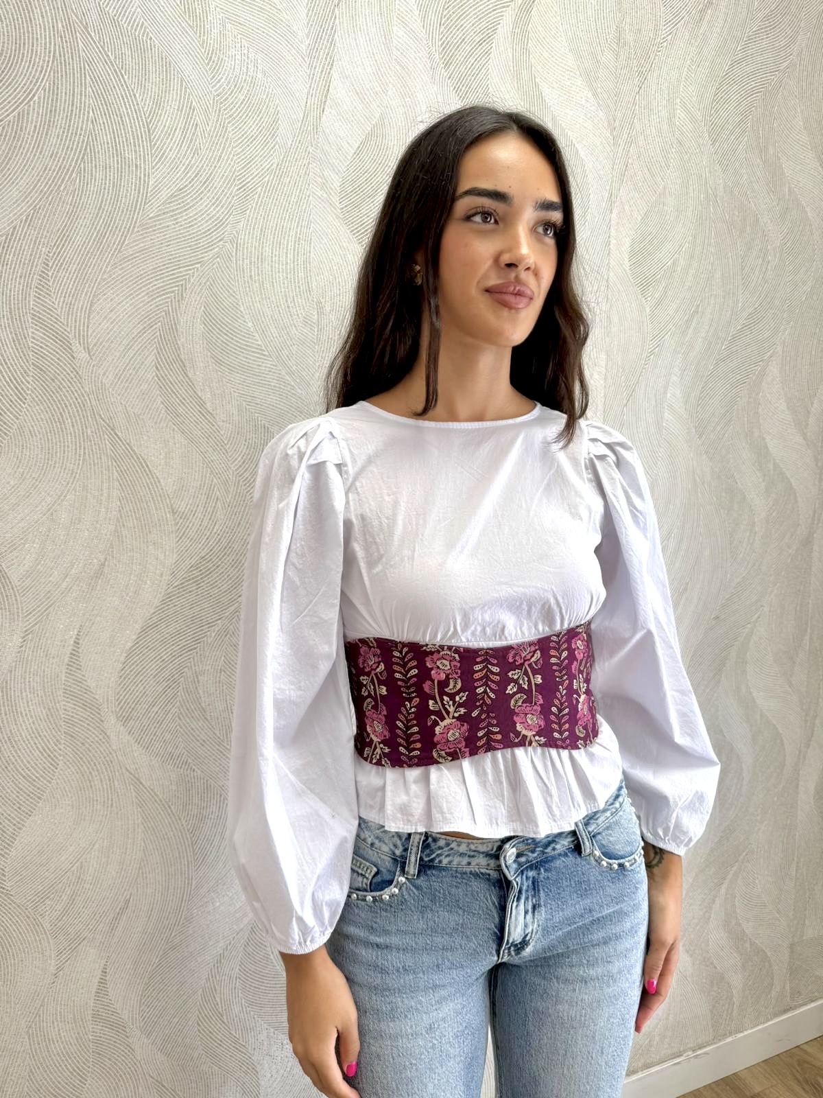 FajÃn cinturón estampado 18